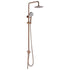 2023 Brushed Rose Gold Copper Solid Stainless Steel 304 made shower set w diverter 200 mm head sprayer hand held head - Magdasmall