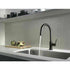 2023 Matte Black Pull out Kitchen tap Solid stainless steel PVD plated - Magdasmall