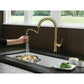 2023 Matte Black Pull out Kitchen tap Solid stainless steel PVD plated - Magdasmall
