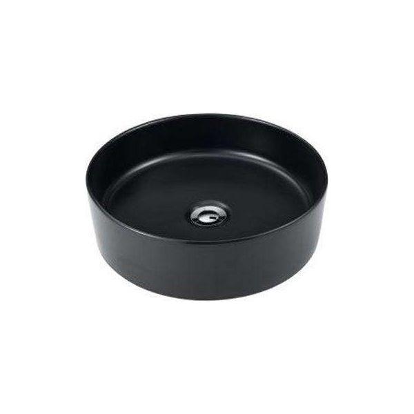 2023 Matte Black matte white matte Pink Green Gold Copper Round 360 mm Dia top counter basin porcelain sink - Magdasmall