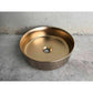 2023 Matte Black matte white matte Pink Green Gold Copper Round 360 mm Dia top counter basin porcelain sink - Magdasmall