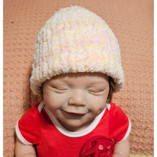 Doll Beanie - Handmade Knitted Hat- Dolls Hat-Premie Baby