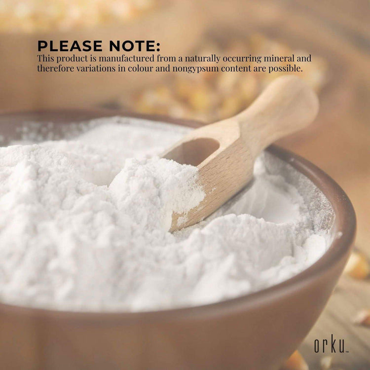 20Kg Calcium Sulphate Gypsum Powder -  Food Grade Hydrous Sulfate - Magdasmall