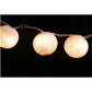 20 White 5cm Ball battery string LED - wedding party home event decoration - Magdasmall