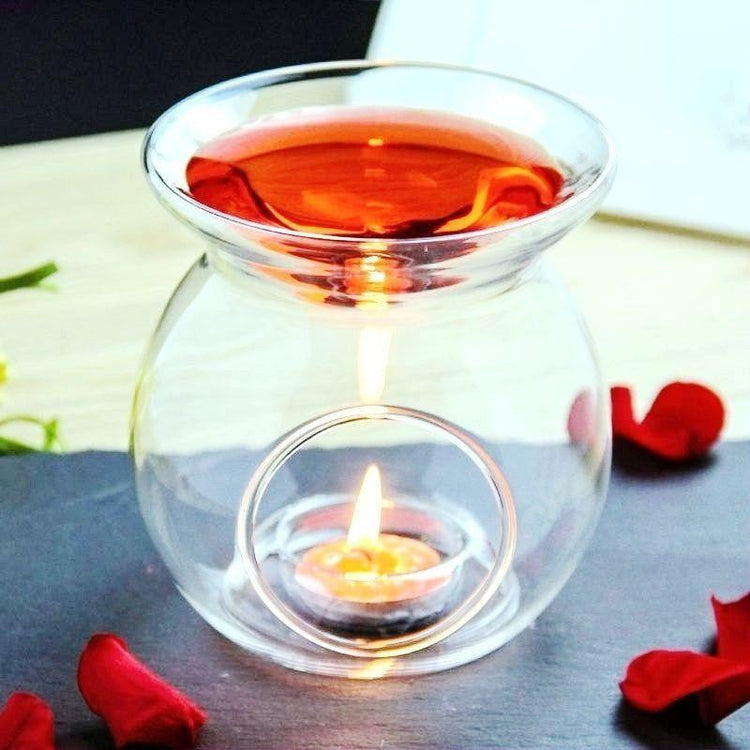 20 Wholesale lot of Perfume Scented Essential Oil Tealight Candle Burner Glass Lamp for Aromatherapy Spa Room Relax 14cm High - Magdasmall