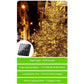 20m 200 LED Solar Powered Outdoor Lights with 8 Lighting Modes and Waterproof for Home,Garden and Decoration - Magdasmall