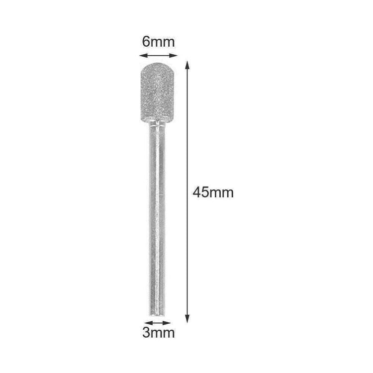 20pcs Diamond Grinding Heads Mini Drill Burrs Bit Set 3mm Shank for Rotary Tool - Magdasmall