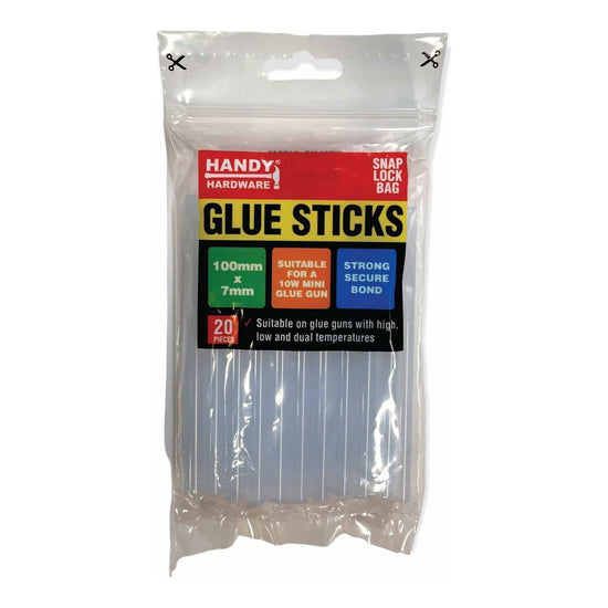 20x Hot Melt Glue Sticks 100mmx7mm Clear 10w Gun Craft Stick Adhesive - Magdasmall