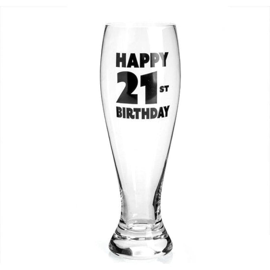 21st Birthday Pilsner Glass - Magdasmall