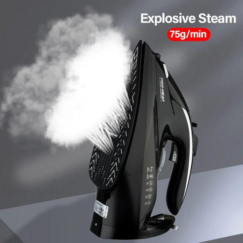 2200W Professional Steam Iron with Ceramic Soleplate - Magdasmall