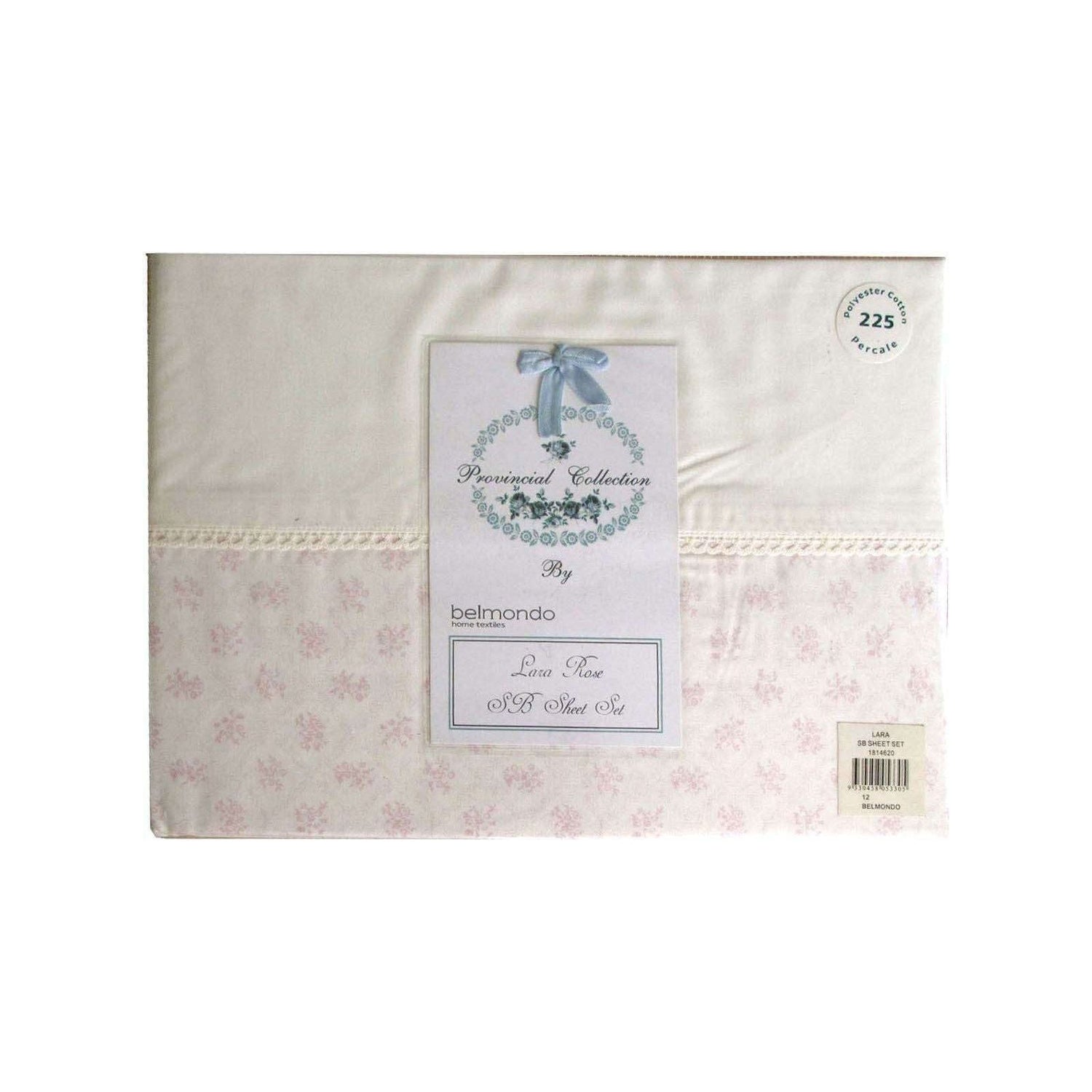 225TC Lara Rose Sheet Set Single - Magdasmall