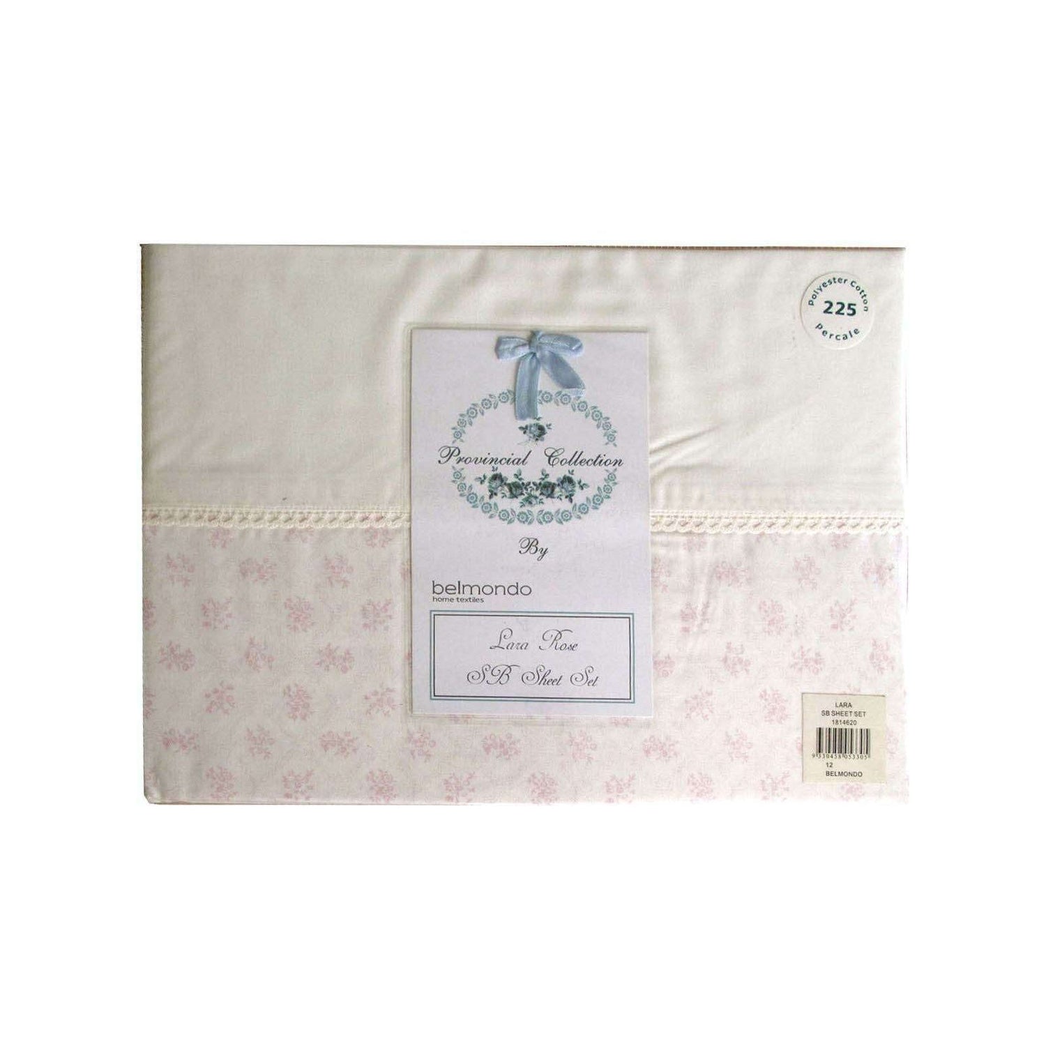 225TC Lara Rose Sheet Set Single - Magdasmall