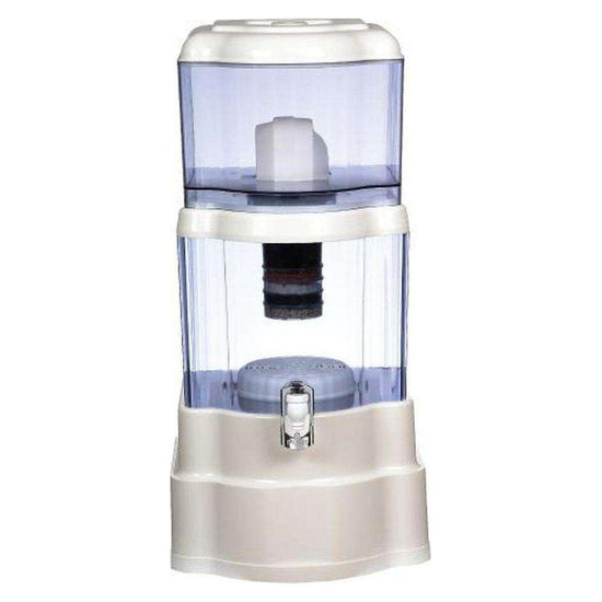 22L Benchtop 8 Stage Water Filter - Ceramic Carbon Mineral Stone Silica Purifier - Magdasmall