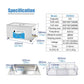 22L Digital Ultrasonic Cleaner Jewelry Ultra Sonic Bath Degas Parts Cleaning - Magdasmall