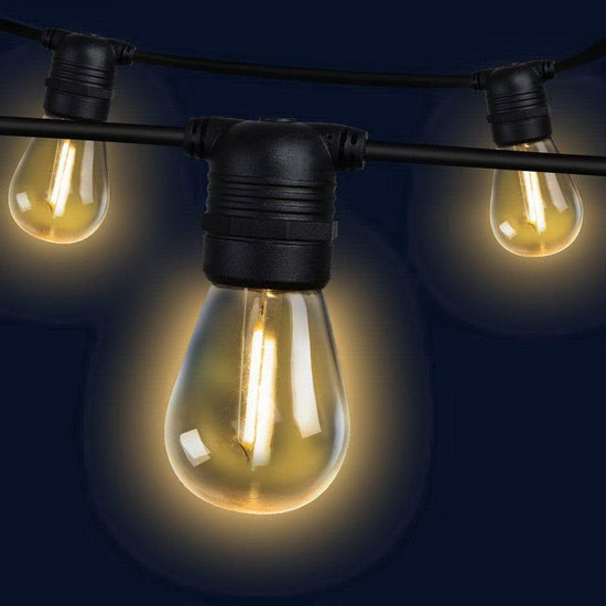 23m LED Festoon String Lights Christmas Decorations Wedding Party Outdoor Garden - Magdasmall