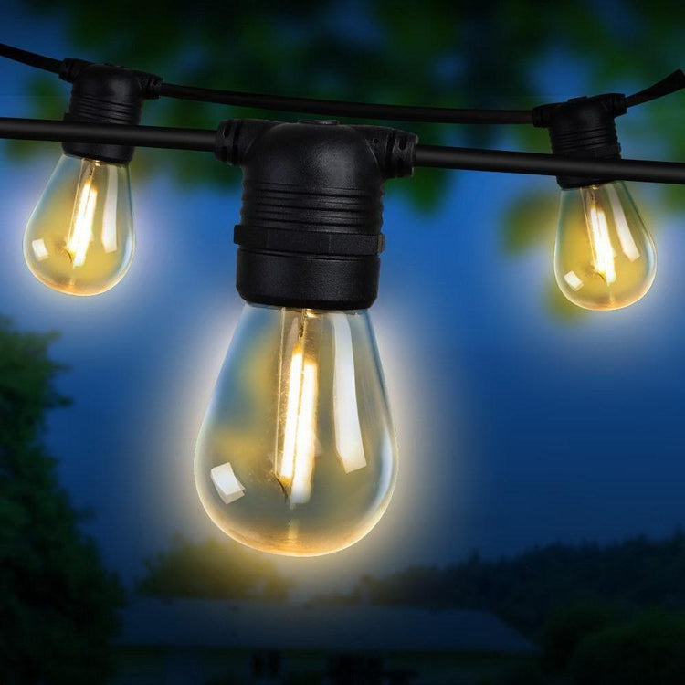 23m LED Festoon String Lights Christmas Decorations Wedding Party Outdoor Garden - Magdasmall