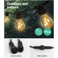 23m LED Festoon String Lights Outdoor Christmas Decorations Wedding Garden Party - Magdasmall