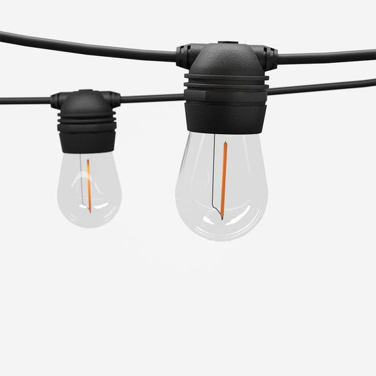 23m Solar Festoon Lights Outdoor LED String Light Christmas Party Decorations - Magdasmall