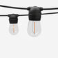 23m Solar Festoon Lights Outdoor LED String Light Christmas Party Decorations - Magdasmall