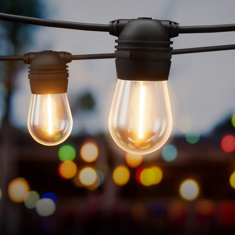 23m Solar Festoon Lights Outdoor LED String Light Christmas Party Decorations - Magdasmall