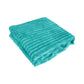 240GSM Corduroy Striped Throw Rug Emerald Green - Magdasmall
