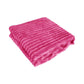 240GSM Corduroy Striped Throw Rug Pink - Magdasmall