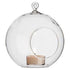 24 Bulk Buy of Hanging Clear Glass Ball Tealight Candle Holder  - 8cm Diameter / High - Wedding Globe Decoration Terrarium Succulent Plant Mini Garden Holder Decor Craft Gift - Magdasmall