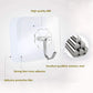 24 Packs Heavy Duty Adhesive Hooks Kitchen Wall Hooks - Magdasmall