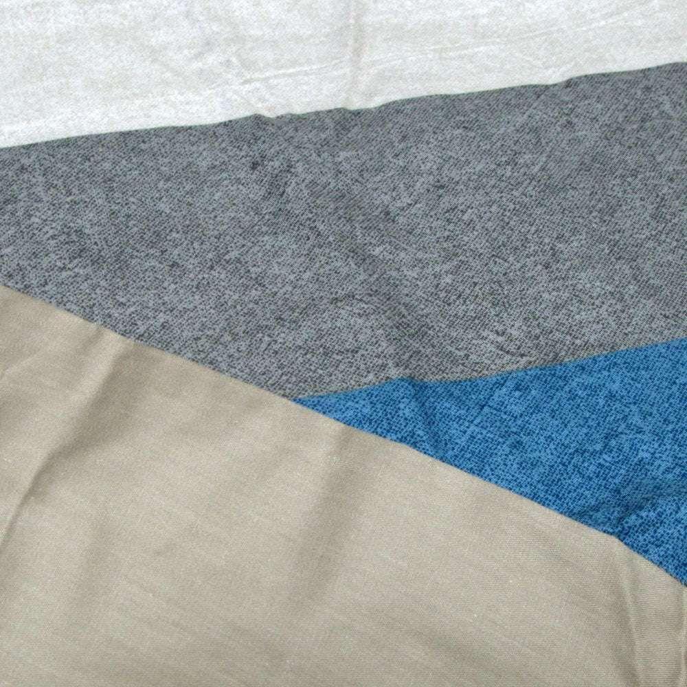 250TC Cotton Reversible Quilt Cover Set Beachy Stripes Queen - Magdasmall