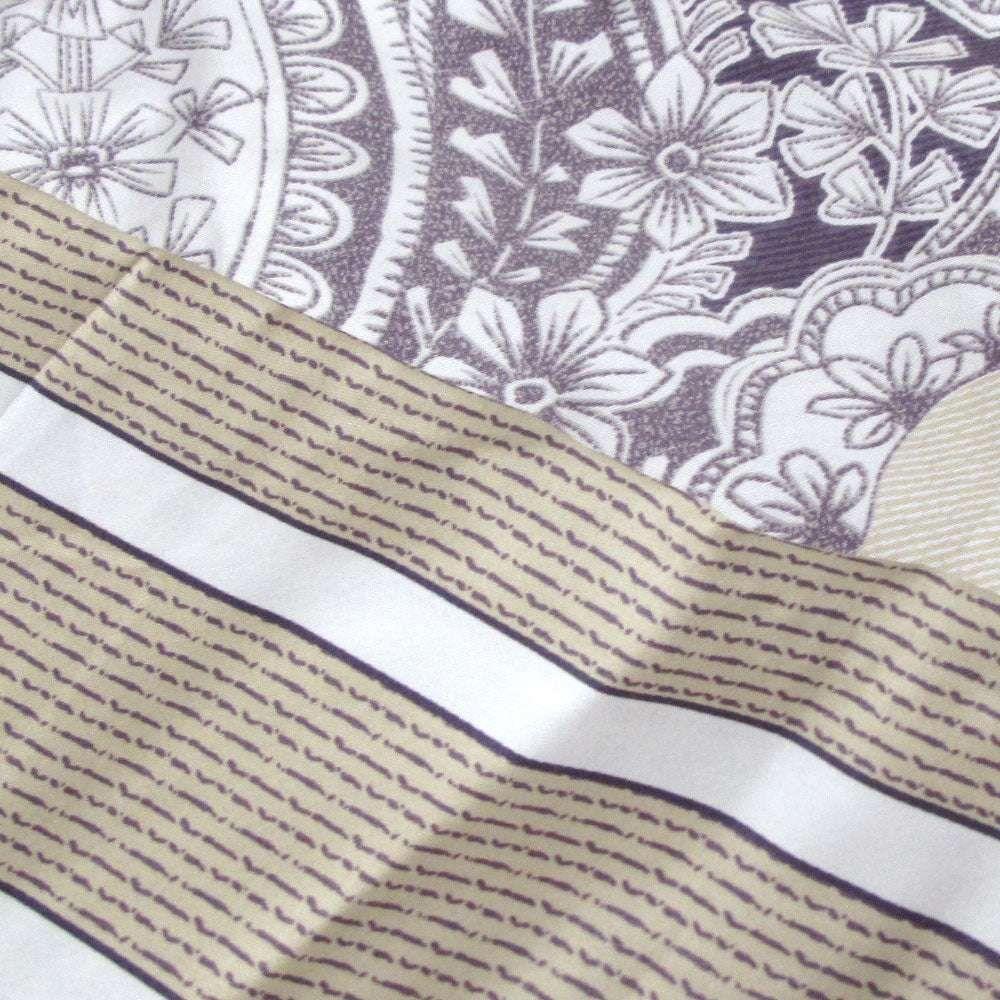250TC Cotton Reversible Quilt Cover Set Elizabeth Queen - Magdasmall
