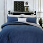 250TC Halifax Cotton Reversible Quilt Cover Set Queen - Magdasmall