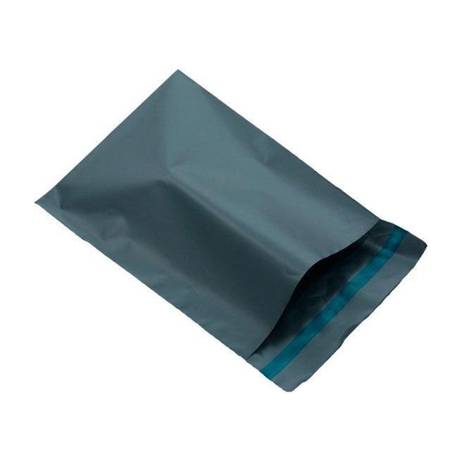 25 Pack - 400x300 mm GREY PLASTIC MAILING SATCHEL COURIER BAG POLY POSTAGE SHIPPING POST SELF SEAL - Magdasmall