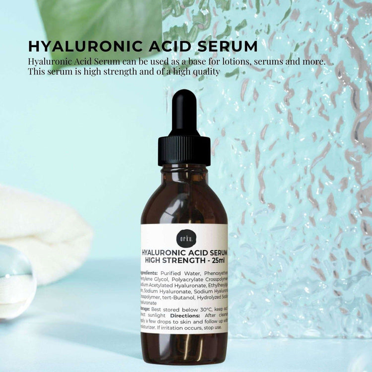 25ml Hyaluronic Acid Serum - High Strength Cosmetic Face Skin Care - Magdasmall