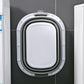 26L Collapsible Laundry Basket Washing Clothes w/Handles Bin Foldable - Grey/White - Magdasmall