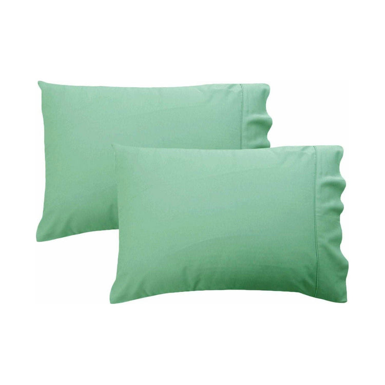 280TC Luxury Percale Standard Pillowcases Frost - Magdasmall