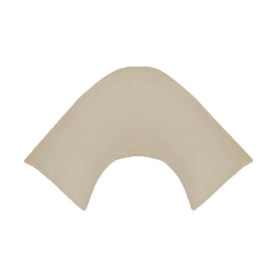 280TC Polyester Cotton V Shape Pillowcase Latte - Magdasmall