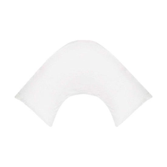 280TC Polyester Cotton V Shape Pillowcase White - Magdasmall
