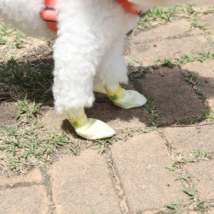 28pc X Dog Shoes Waterproof Disposable Boots Anti-Slip Pet Socks S PINK - Magdasmall