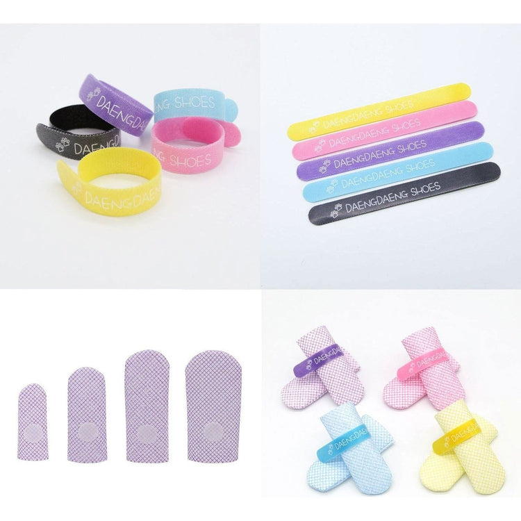 28pc X Dog Shoes Waterproof Disposable Boots Anti-Slip Pet Socks S PINK - Magdasmall