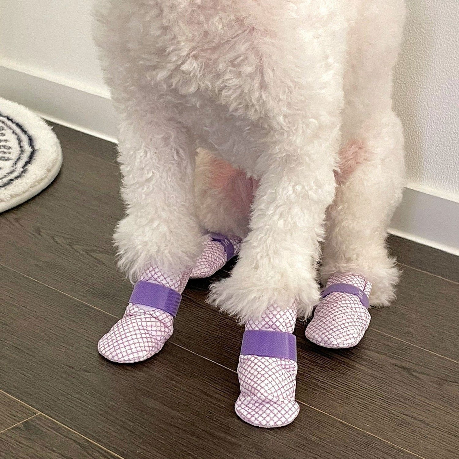 28pc X Dog Shoes Waterproof Disposable Boots Anti-Slip Pet Socks S PINK - Magdasmall