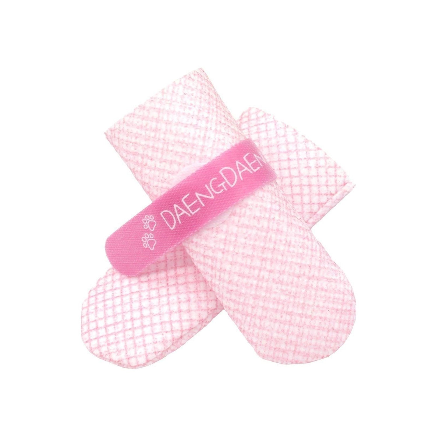28pc X Dog Shoes Waterproof Disposable Boots Anti-Slip Pet Socks XS PINK - Magdasmall