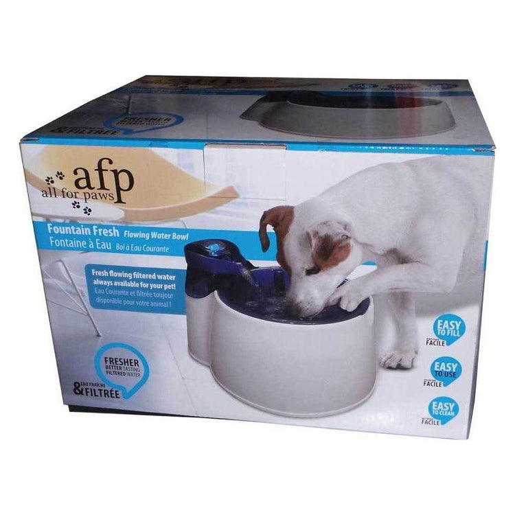 2L Fountain Fresh Pet Water Filter Bowl - Interactive Dog Cat Purifier - Magdasmall