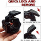 2Pcs 1in / 25mm Dumbbell Clamps Barbell Clamps Collars Clips Bar Plates Collar Clips Black - Magdasmall