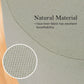 2X Fabric Ottoman Round Wooden Leg Foot Stool - GREY - Magdasmall