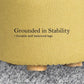 2X Fabric Ottoman Round Wooden Leg Foot Stool - Mustard Yellow - Magdasmall