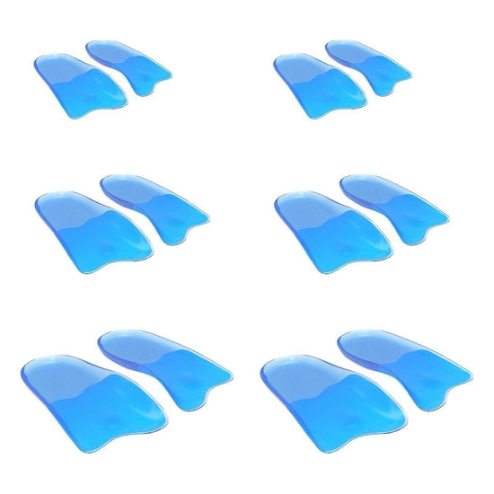 2X Set Half Insoles Shoe Inserts 3-Size Combo Gel Arch Support Foot Pad - Magdasmall
