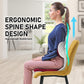 2X Slender Chair Posture Correction Seat Floor Lounge Padded Stackable RED - Magdasmall