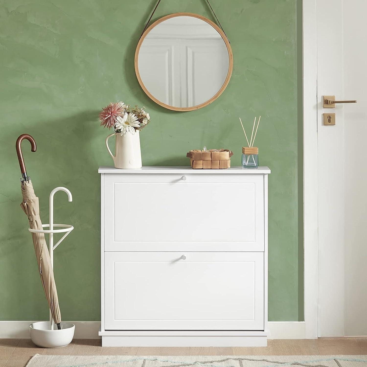 2 Drawer Shoe Cabinet Storage Unit - Magdasmall