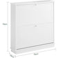 2 Drawer Shoe Cabinet Storage Unit - Magdasmall