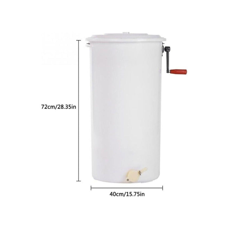 2 Frame Honey Extractor Plastic Two Manual Spinner Crank Honey Bee Beekeeping - Magdasmall